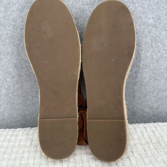 Madewell Women's‎ The Malia Espadrille Sandal in Burnished Caramel Size 10 - Picture 3 of 8